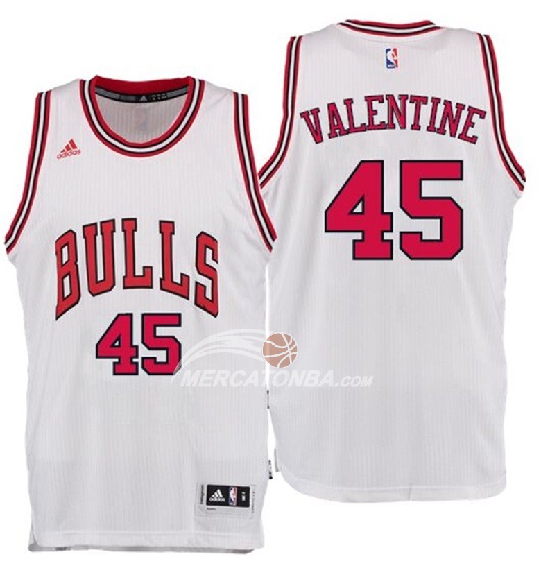 Maglia NBA Valentine Chicago Bulls Blanco